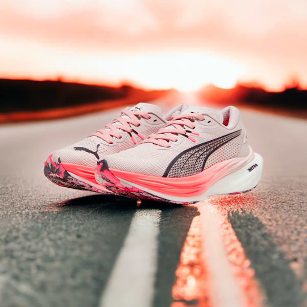 Tenis para correr para mujer Deviate NITRO™ 3, Mauve Mist-Sunset Glow, extralarge